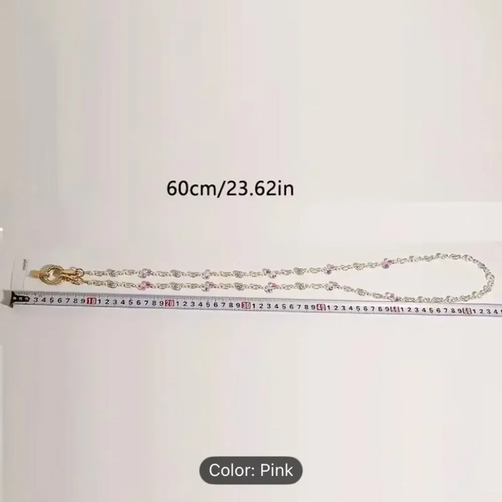 Chic Beaded Phone Strap with Pearls and Crystals
